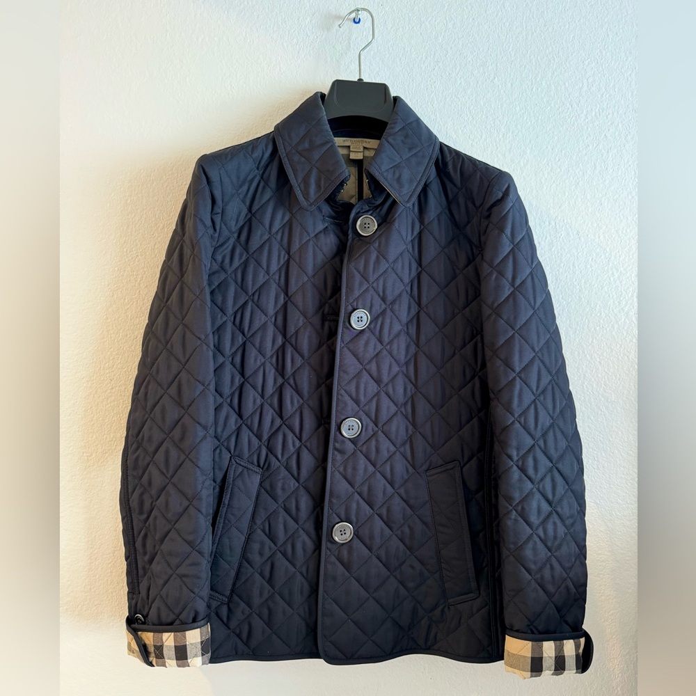 Burberry Brit Midnight Blue Quilted Jacket